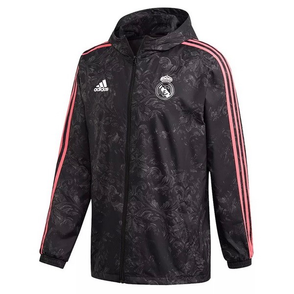 Giacca Calcio a vento Real Madrid 21/22 Nero Rosa